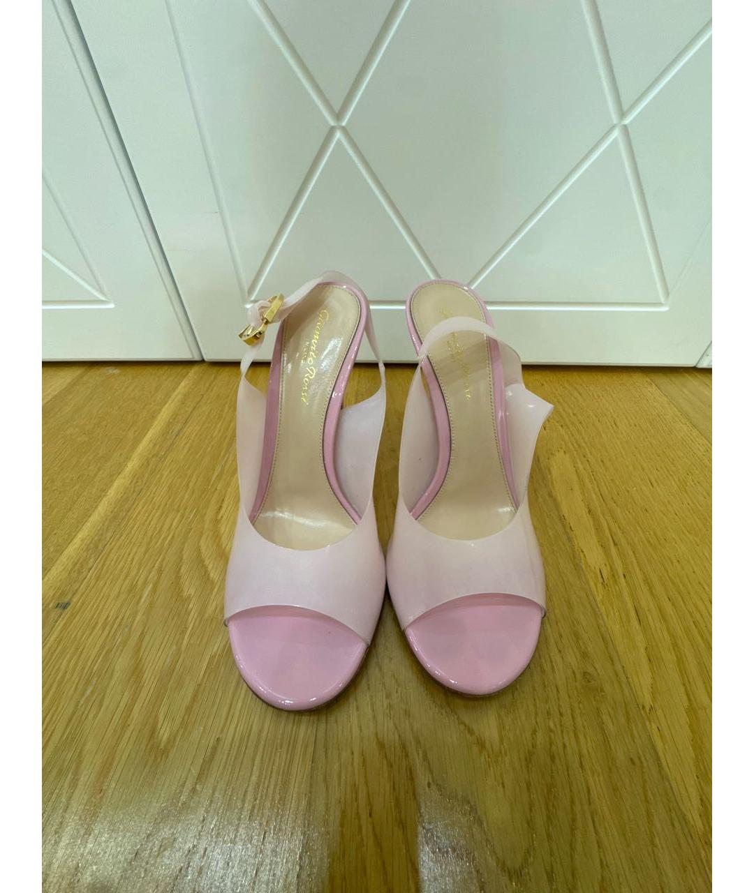GIANVITO ROSSI Розовые босоножки, фото 2