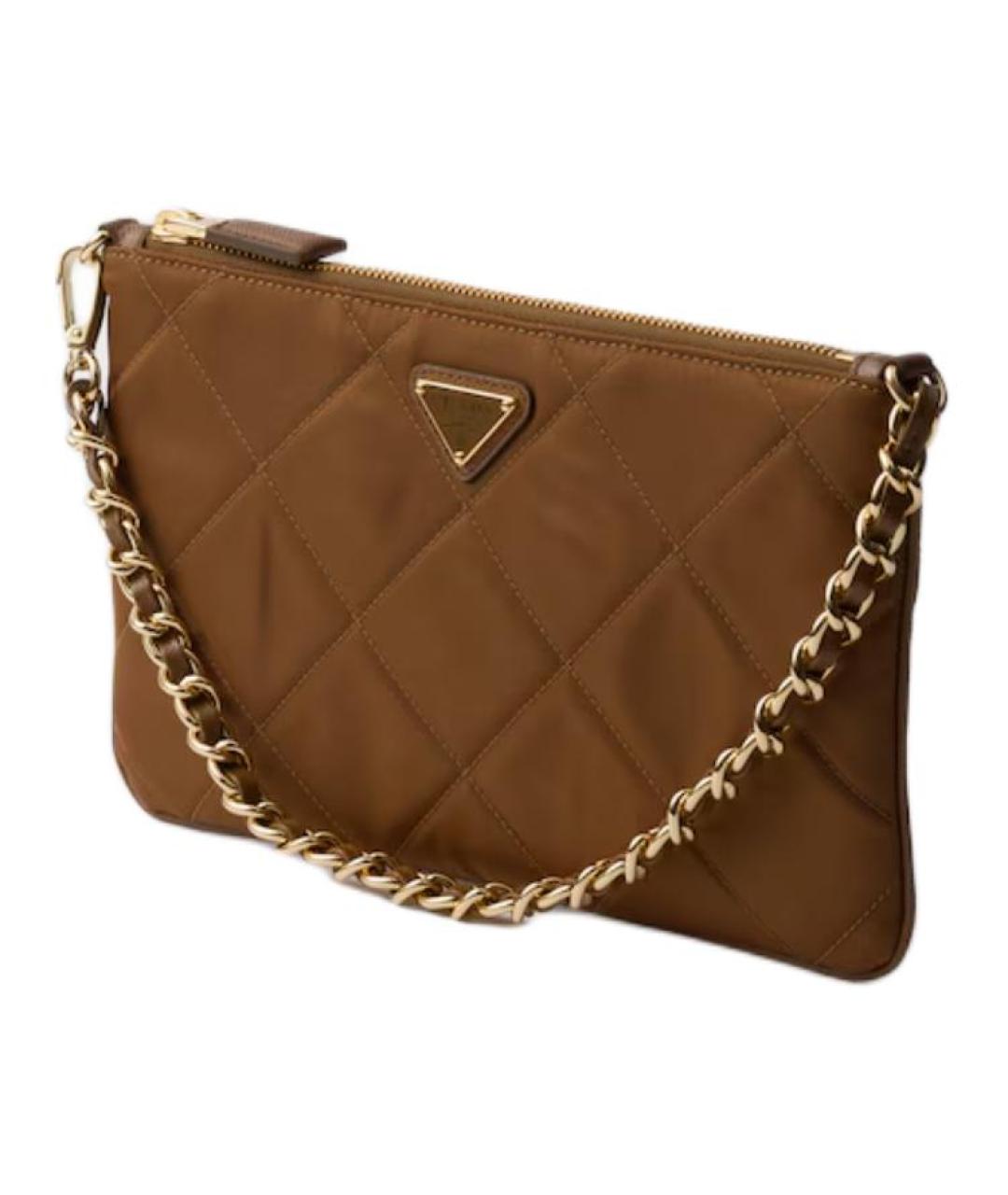 PRADA Коричневая сумка через плечо, фото 2