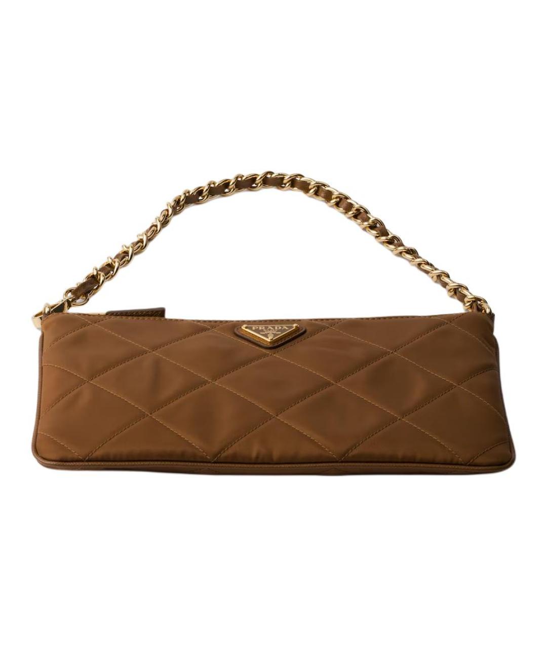 PRADA Коричневая сумка через плечо, фото 4