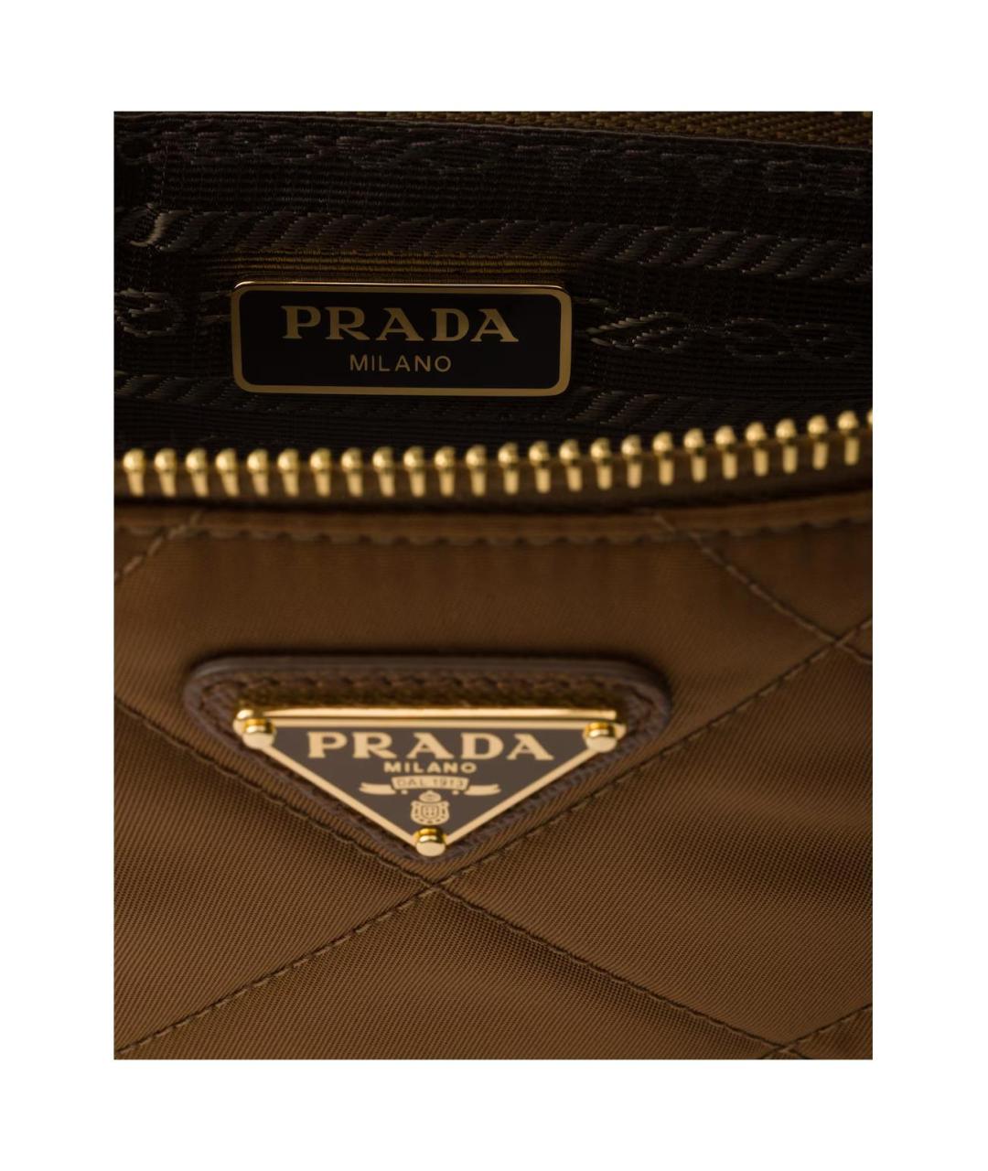 PRADA Коричневая сумка через плечо, фото 5