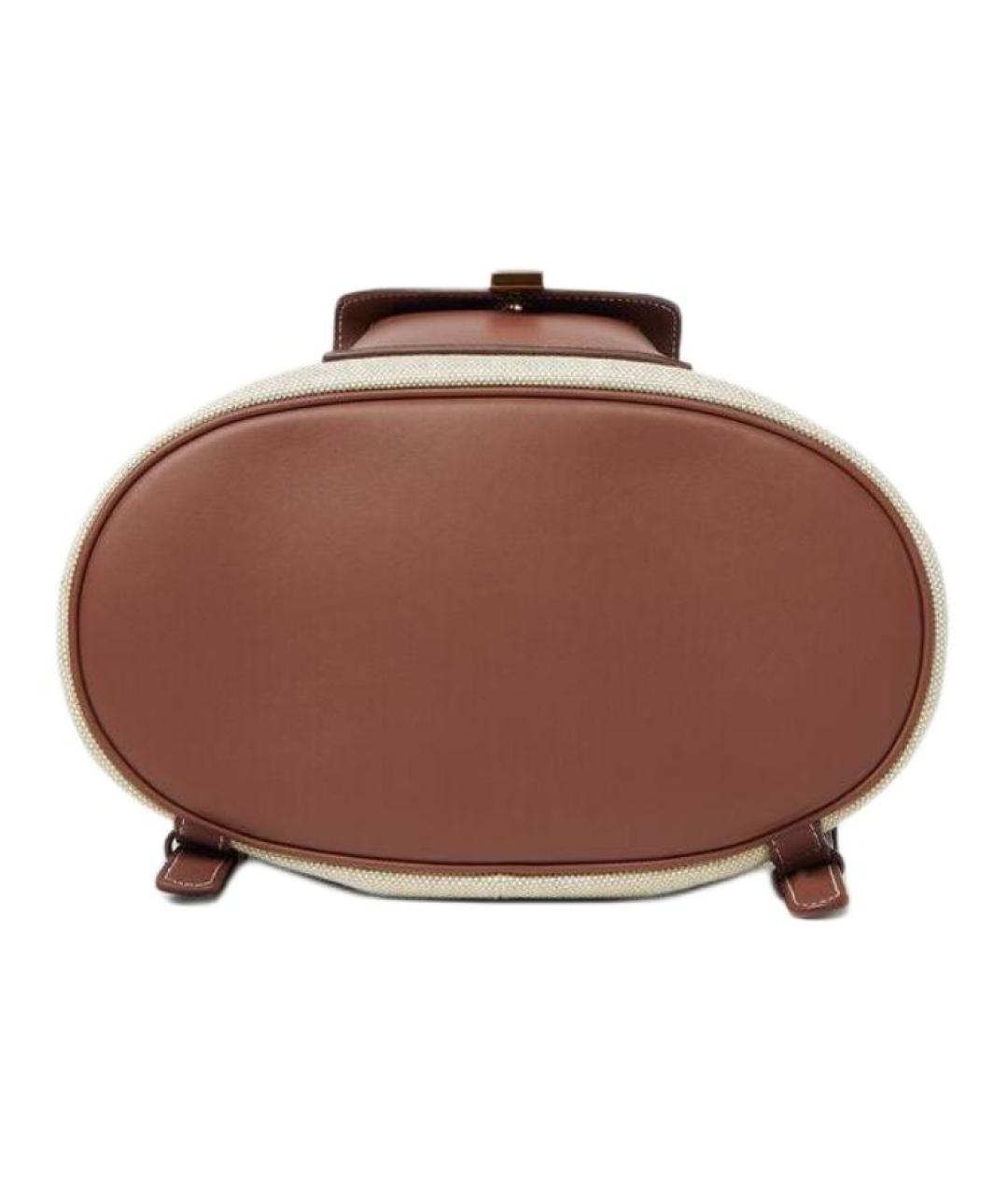 LORO PIANA Бежевый рюкзак, фото 2