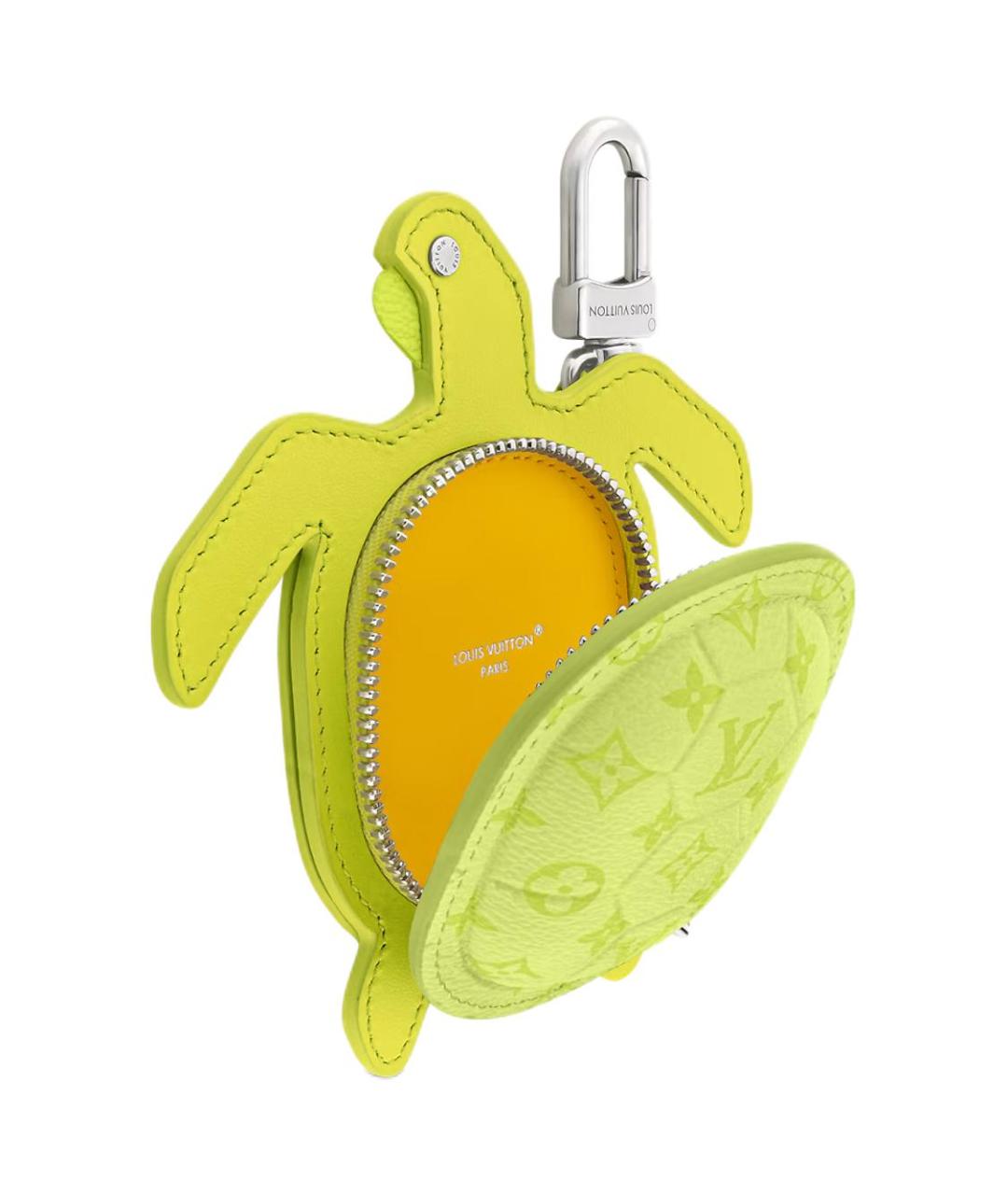 LOUIS VUITTON Зеленый брелок, фото 3