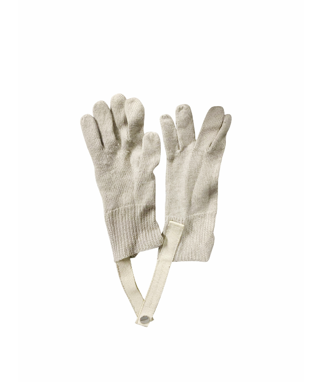 RICK OWENS Бежевые кашемировые перчатки, фото 1