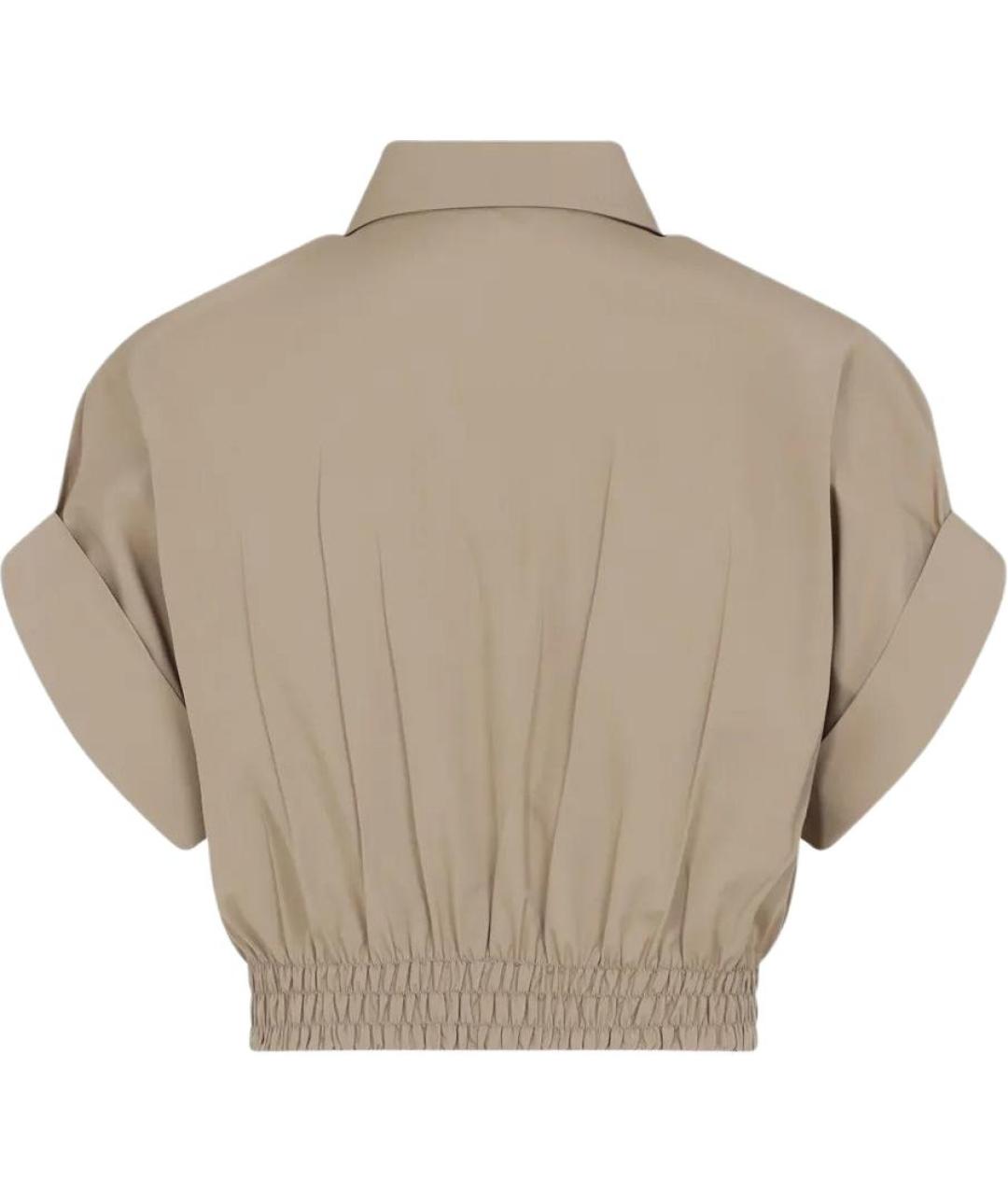 MIU MIU Бежевая рубашка, фото 2