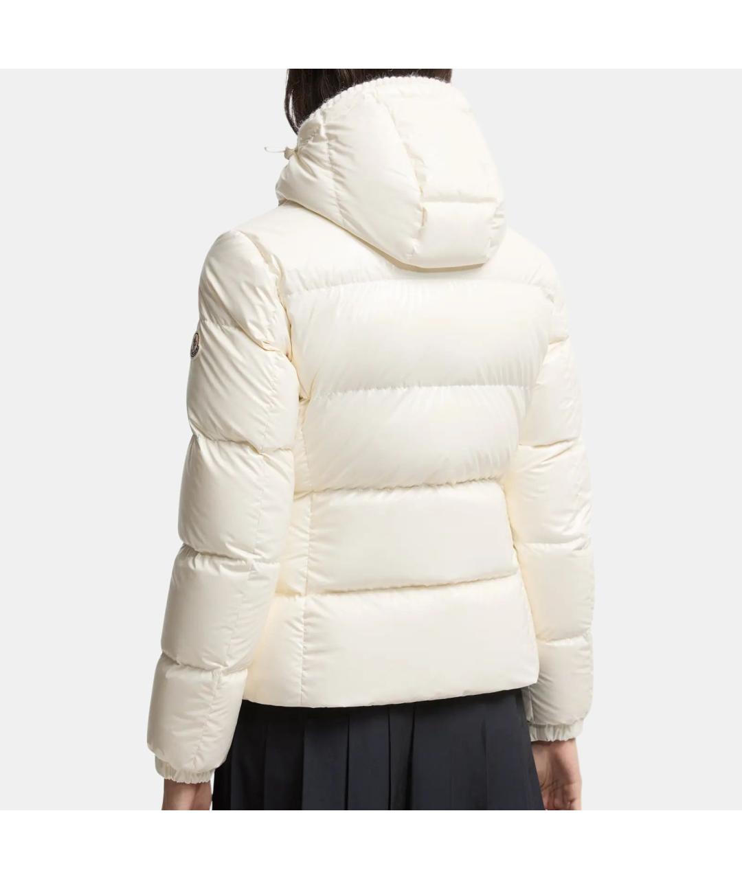 MONCLER Белый пуховик, фото 3