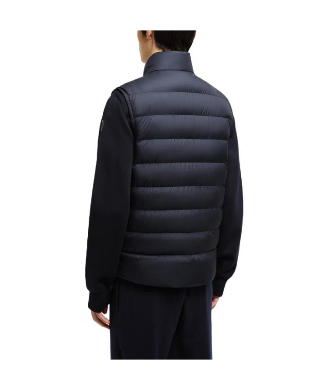 MONCLER Темно-синий жилет, фото 5