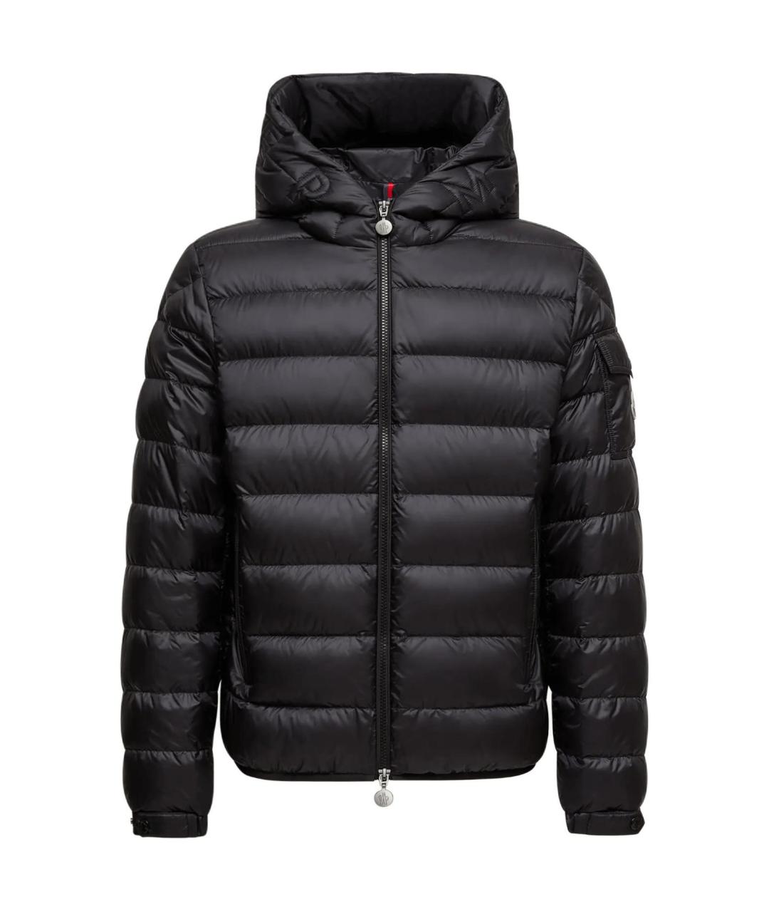MONCLER Черный пуховик, фото 1