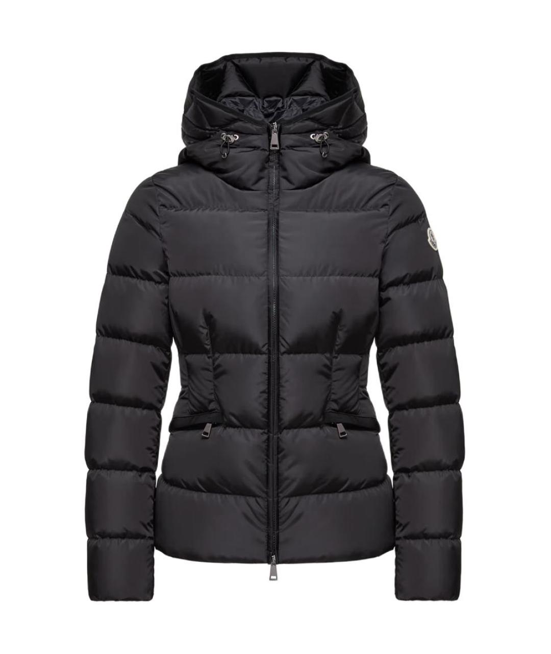 MONCLER Черный пуховик, фото 1