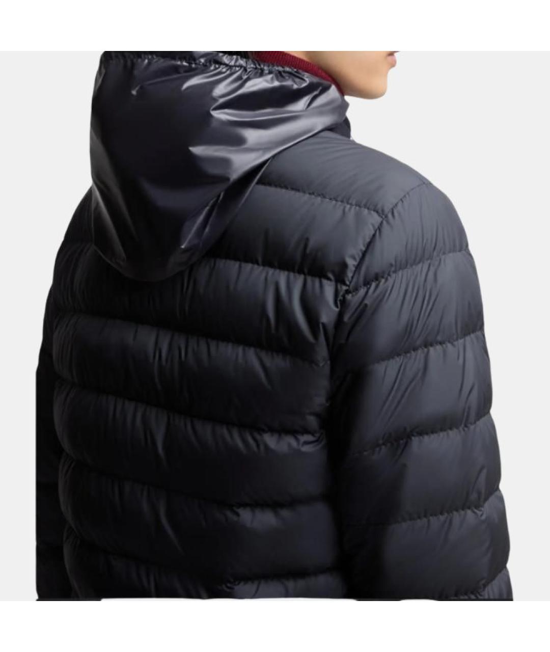 MONCLER Синий пуховик, фото 2