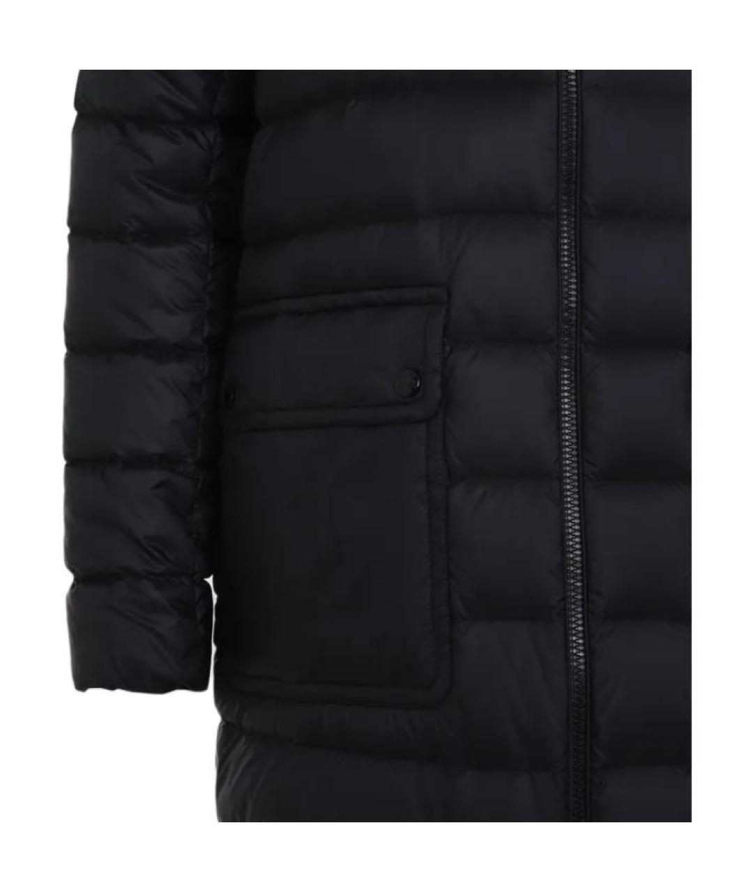 MONCLER Черный пуховик, фото 3