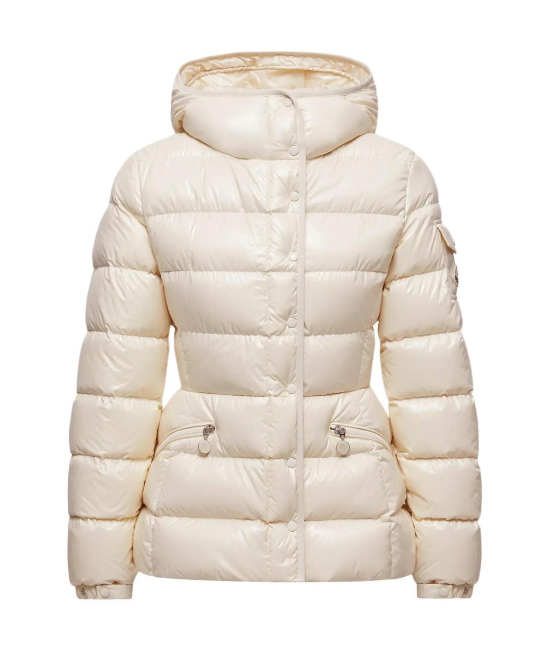 MONCLER Бежевый пуховик, фото 1