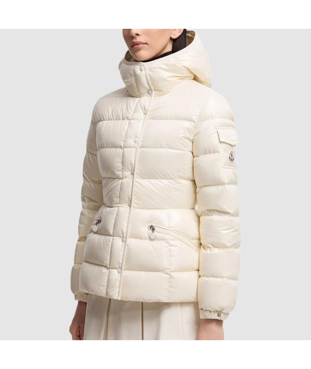 MONCLER Бежевый пуховик, фото 2