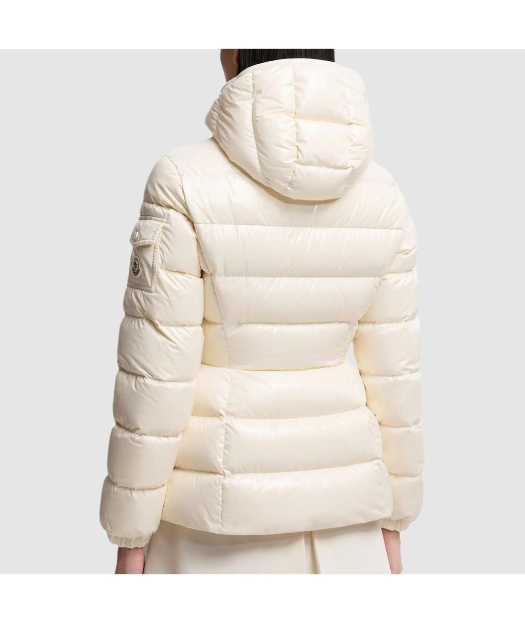 MONCLER Бежевый пуховик, фото 4