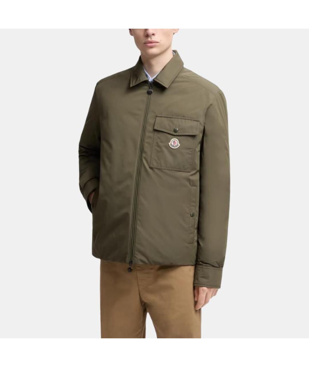 MONCLER Зеленая куртка, фото 4