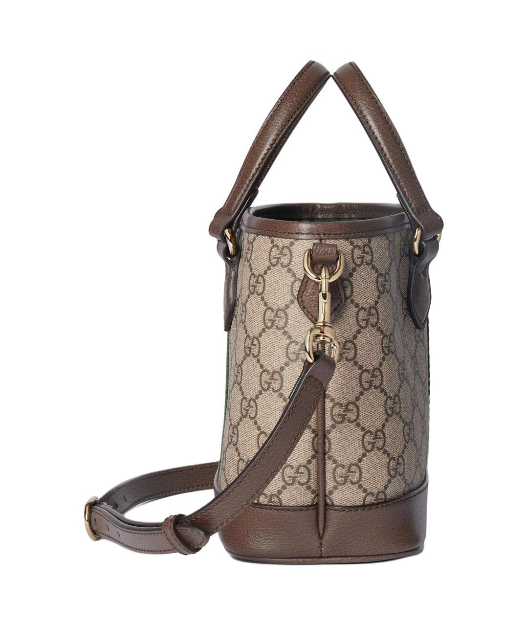 GUCCI Коричневая сумка через плечо, фото 3