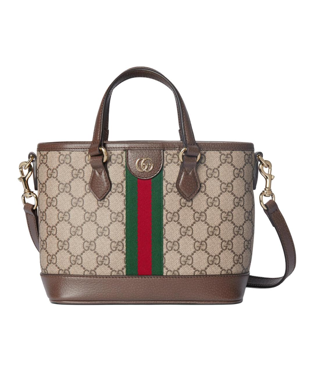 GUCCI Коричневая сумка через плечо, фото 1