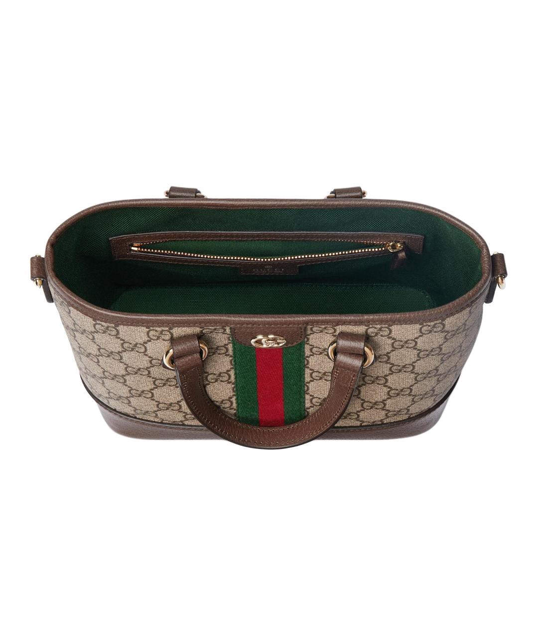 GUCCI Коричневая сумка через плечо, фото 5