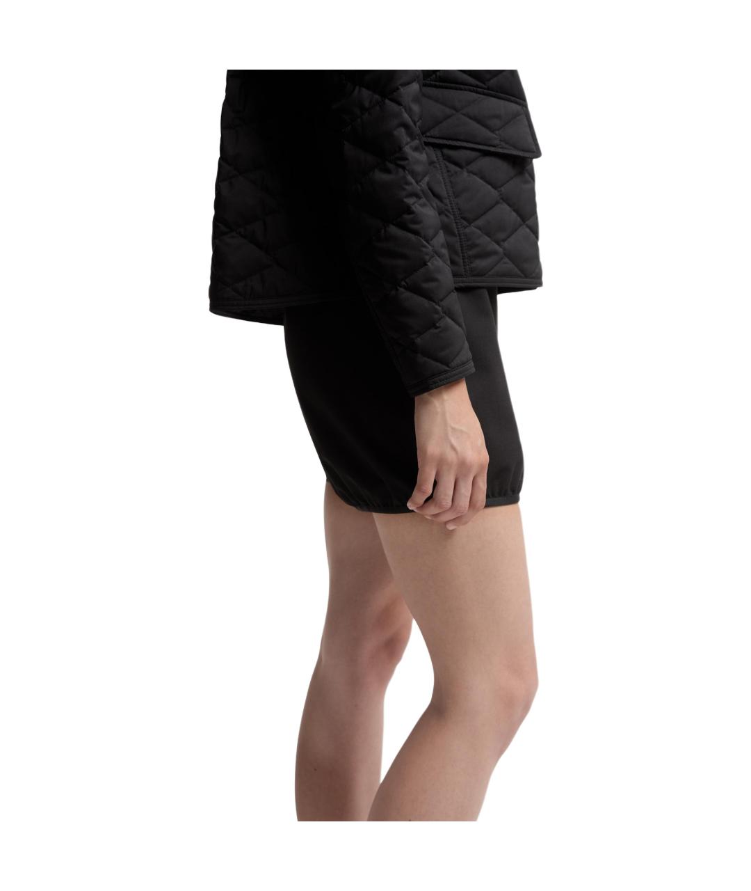 MONCLER Черный пуховик, фото 4