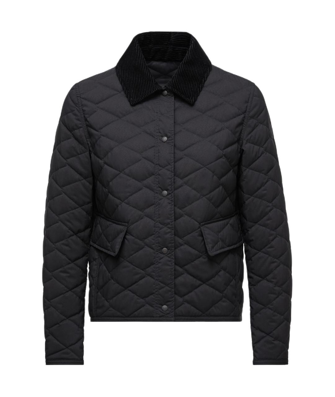 MONCLER Черный пуховик, фото 1