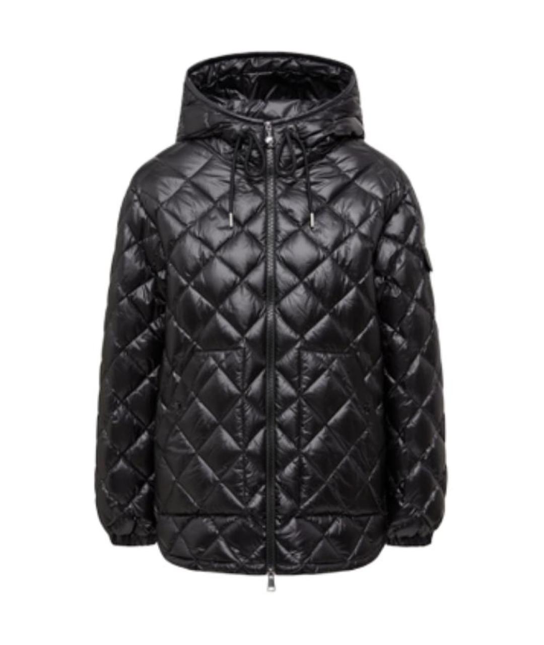 MONCLER Черный пуховик, фото 1