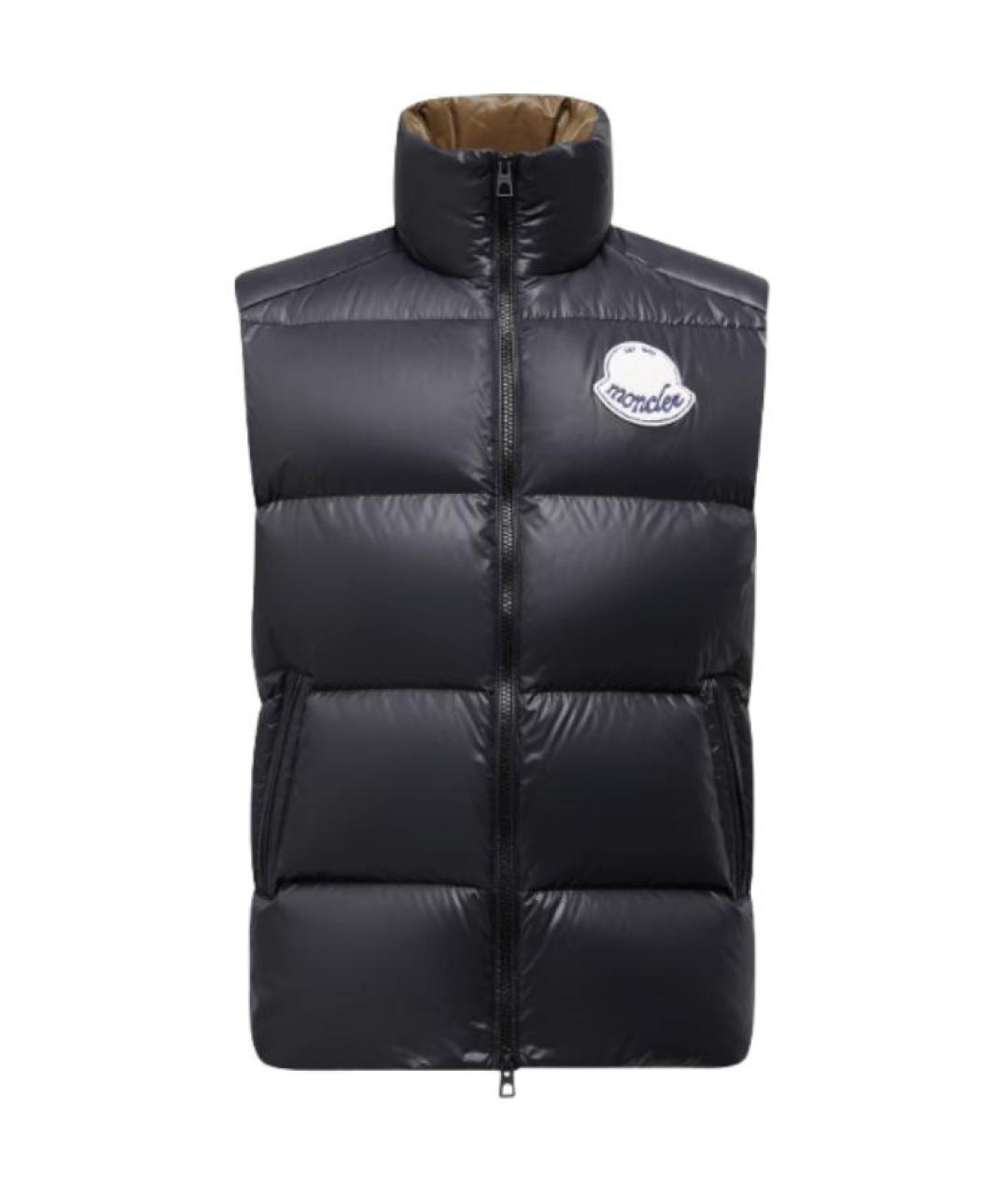 MONCLER Черный жилет, фото 1
