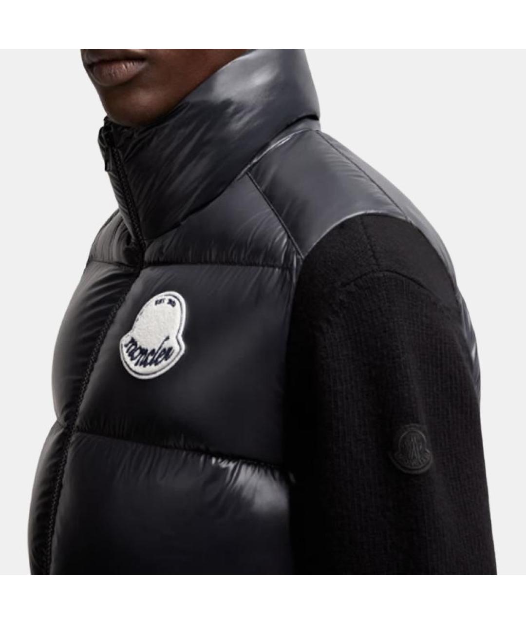 MONCLER Черный жилет, фото 3