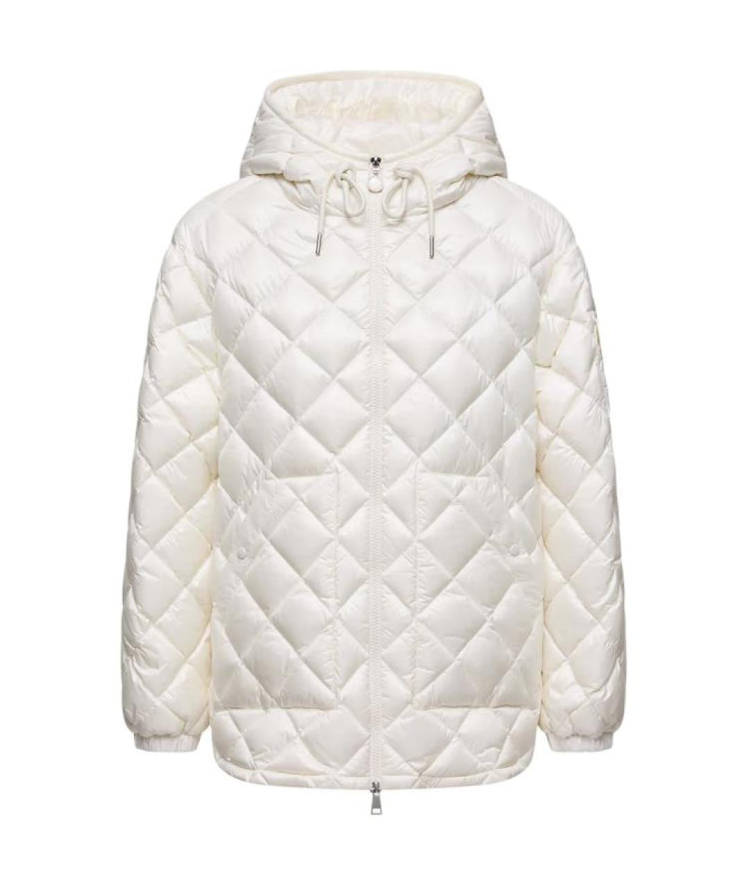 MONCLER Белый пуховик, фото 1