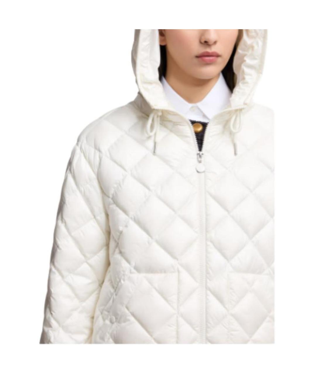 MONCLER Белый пуховик, фото 5