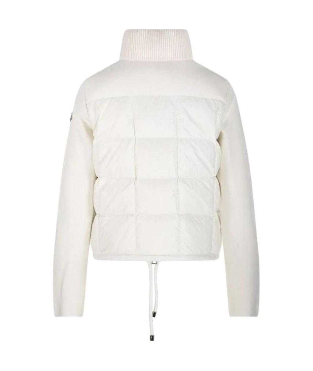 MONCLER Белый пуховик, фото 2