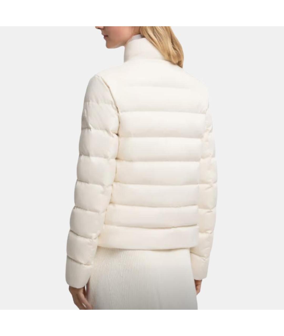 MONCLER Белый пуховик, фото 4