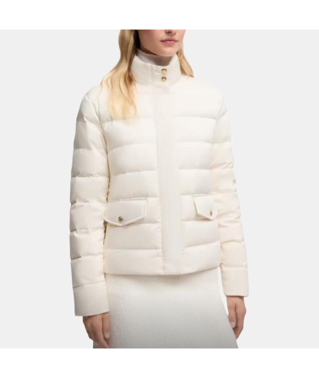 MONCLER Белый пуховик, фото 2