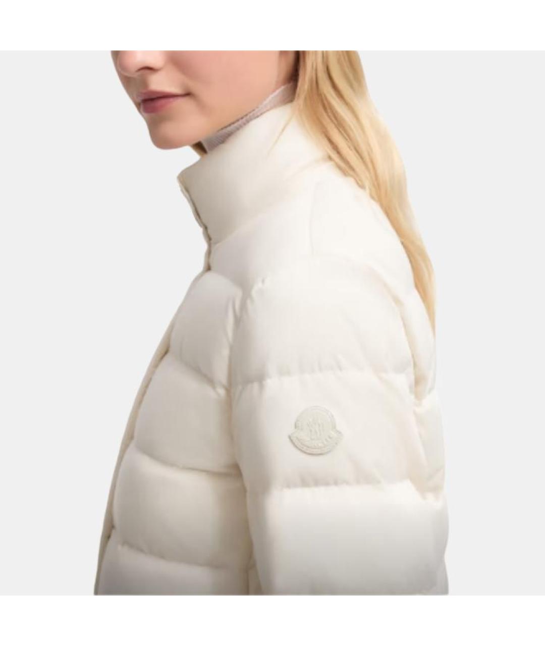 MONCLER Белый пуховик, фото 3