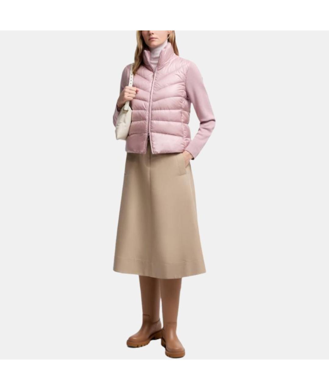 MONCLER Розовая куртка, фото 4