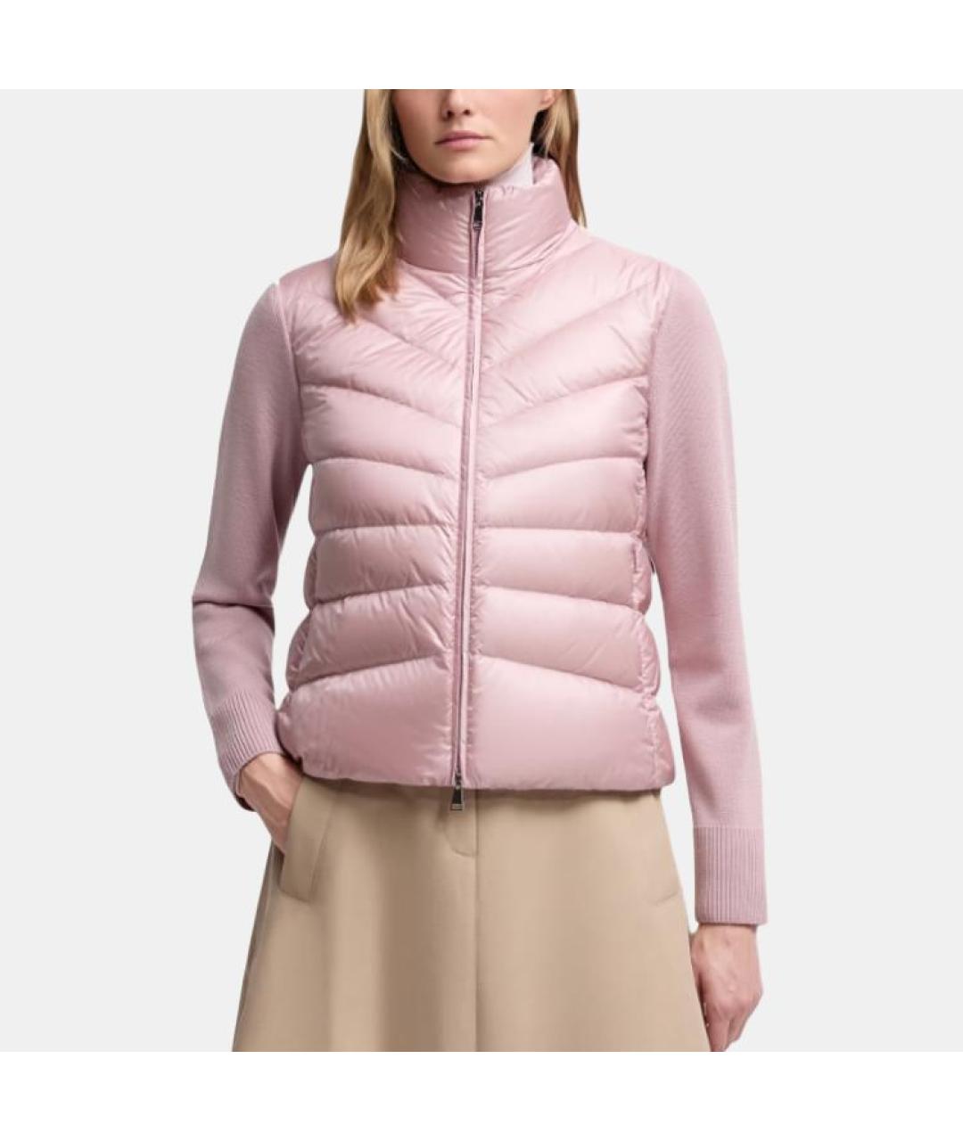 MONCLER Розовая куртка, фото 3