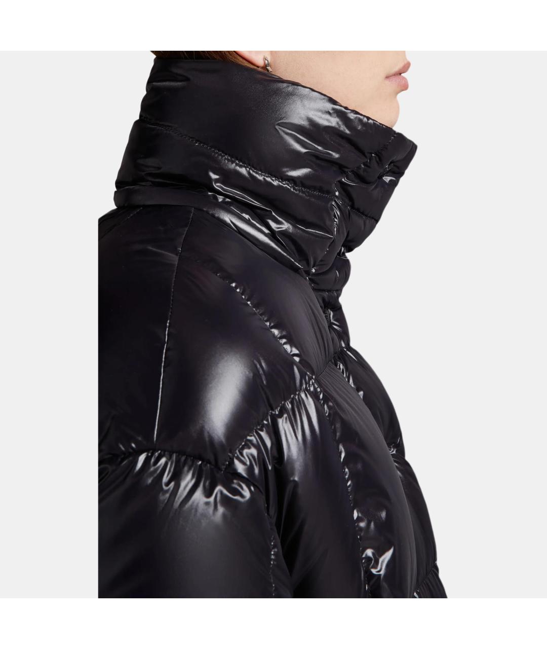 MONCLER Черный пуховик, фото 5