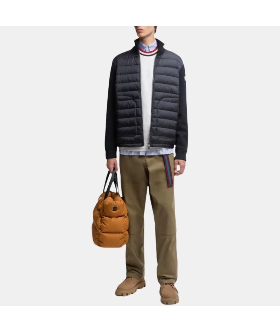 MONCLER Темно-синяя куртка, фото 4