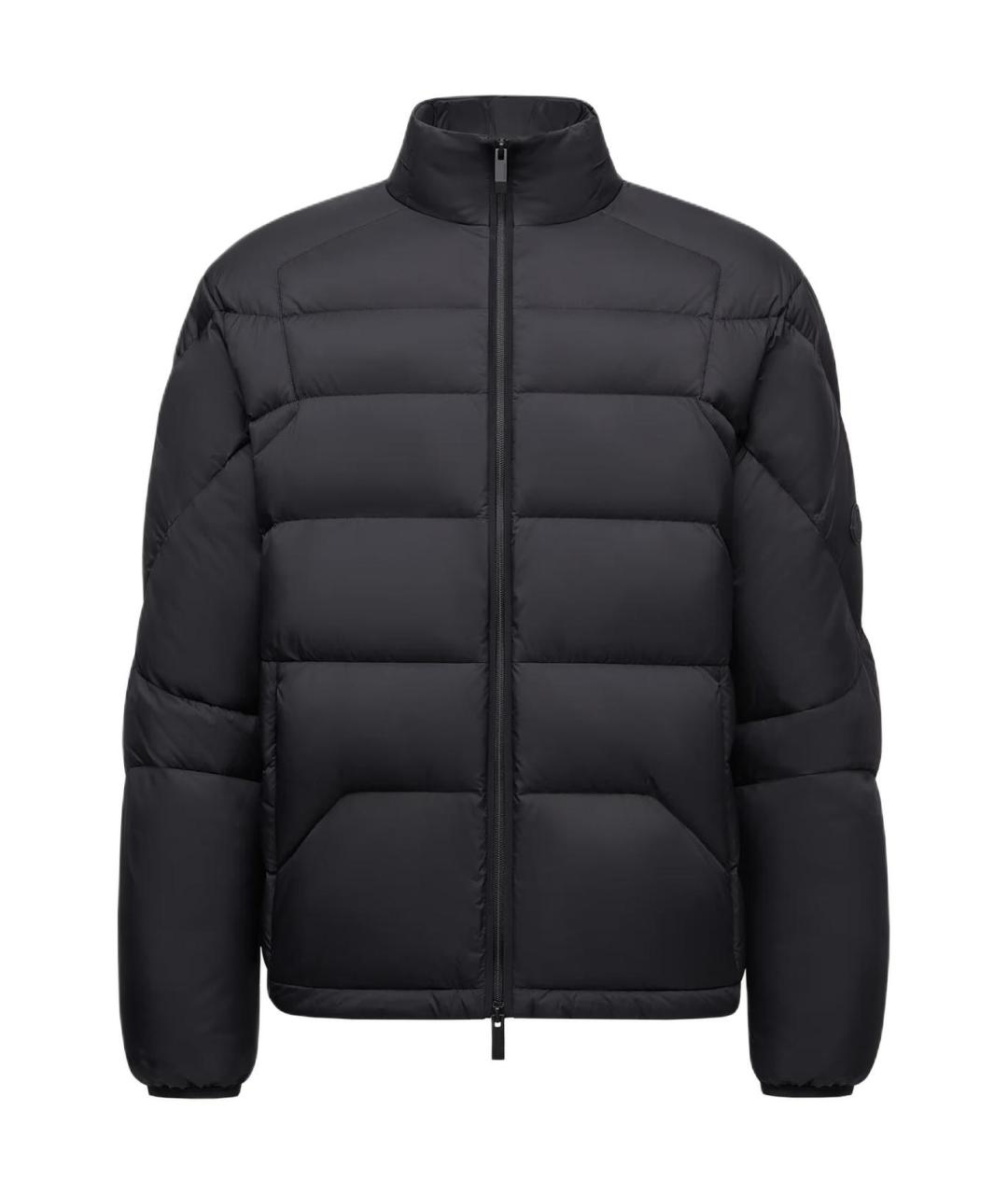 MONCLER Черный пуховик, фото 1