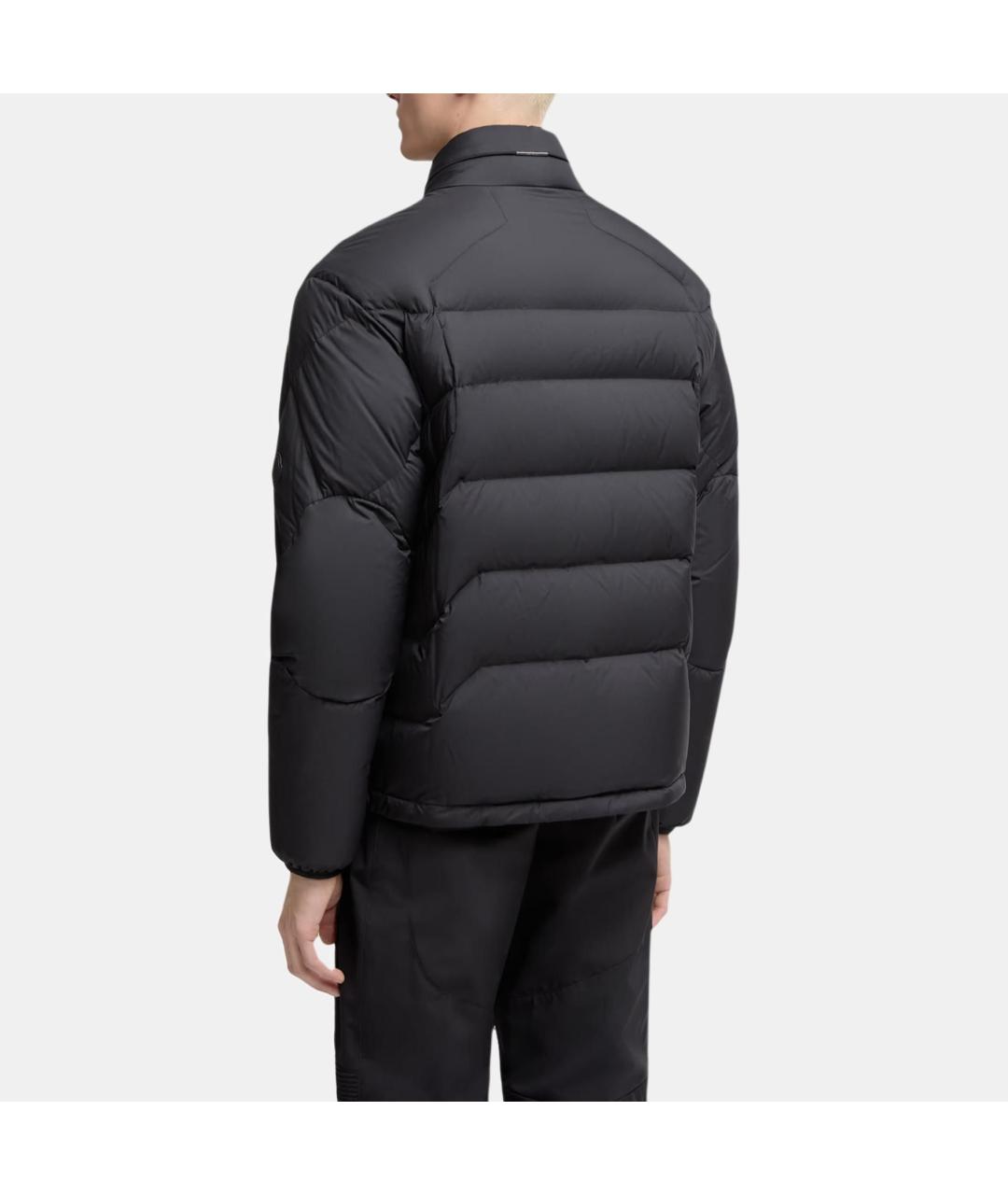 MONCLER Черный пуховик, фото 4