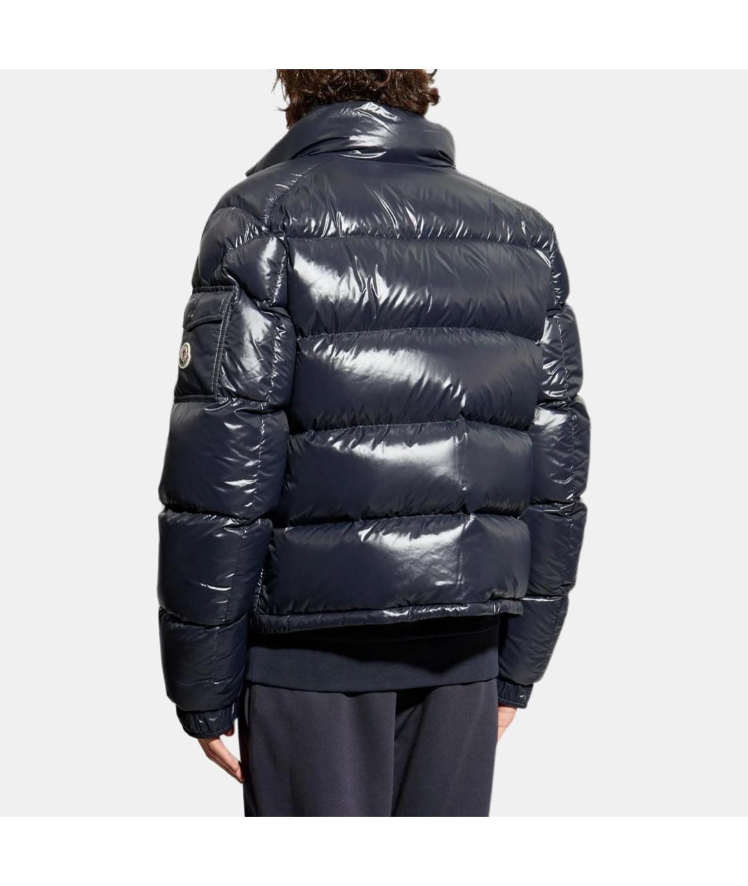 MONCLER Черный пуховик, фото 5