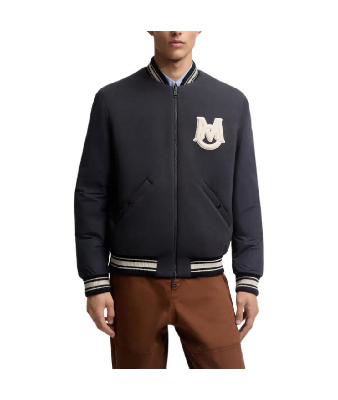 MONCLER Темно-синяя куртка, фото 4