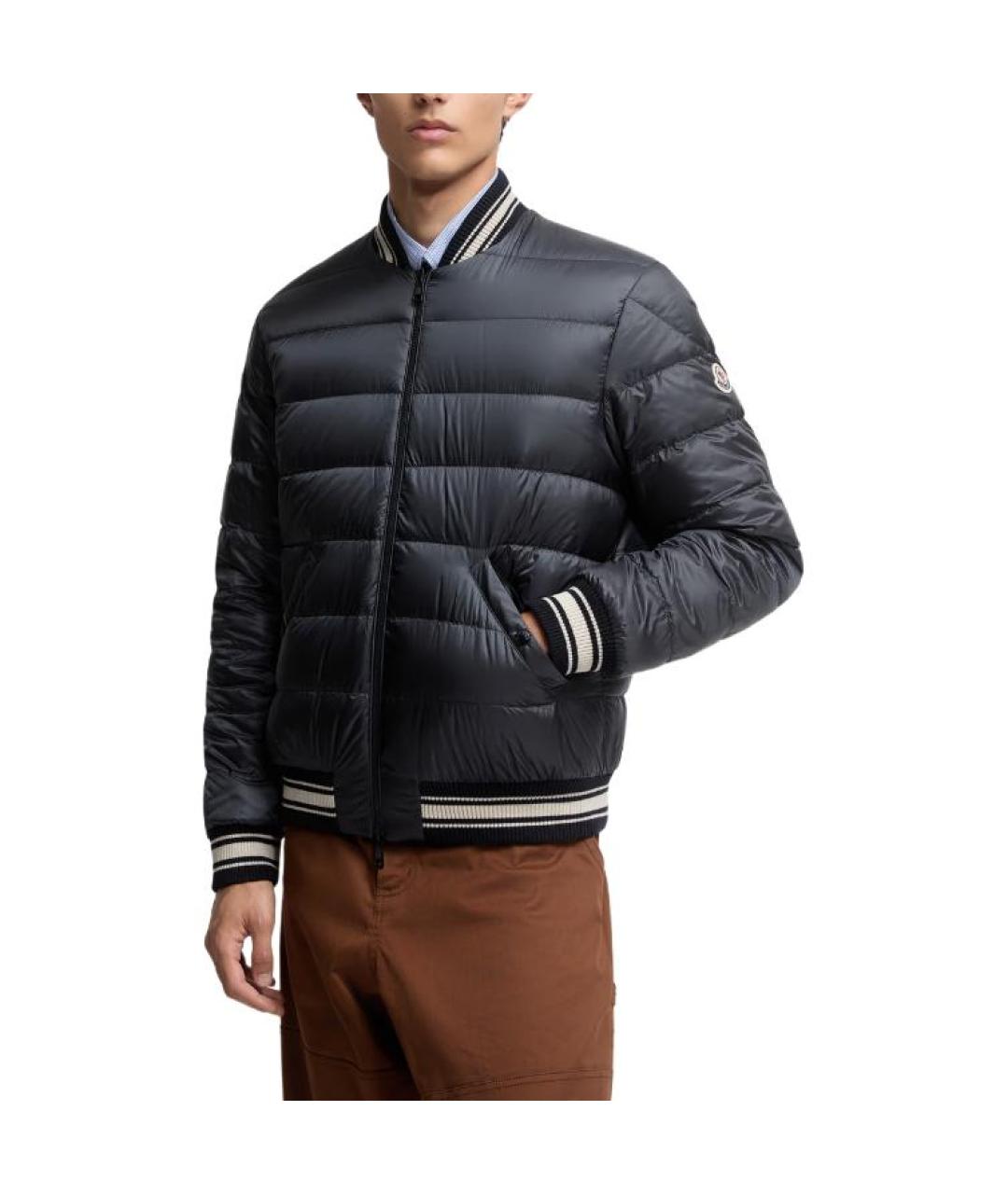 MONCLER Темно-синяя куртка, фото 3