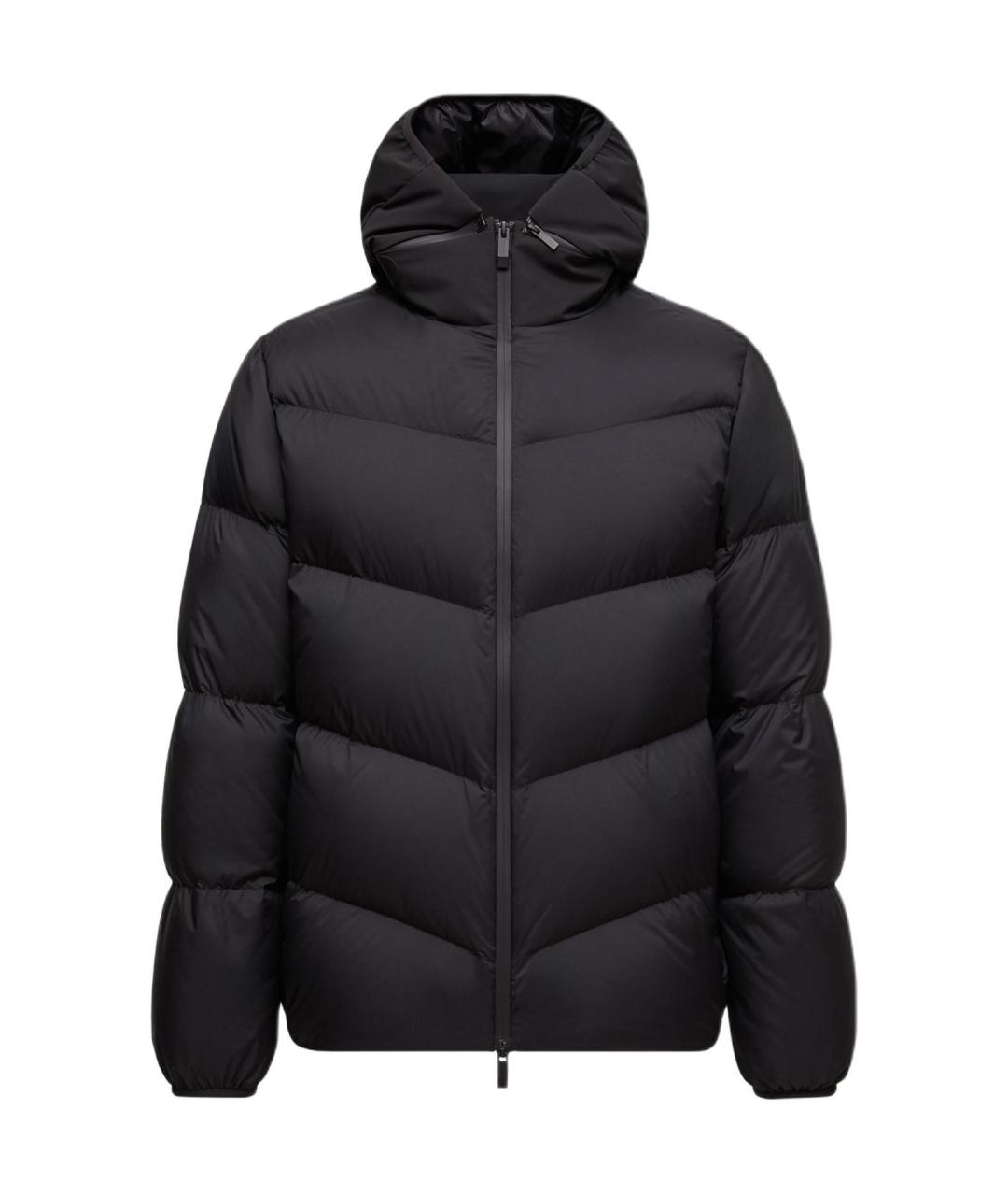 MONCLER Черный пуховик, фото 1