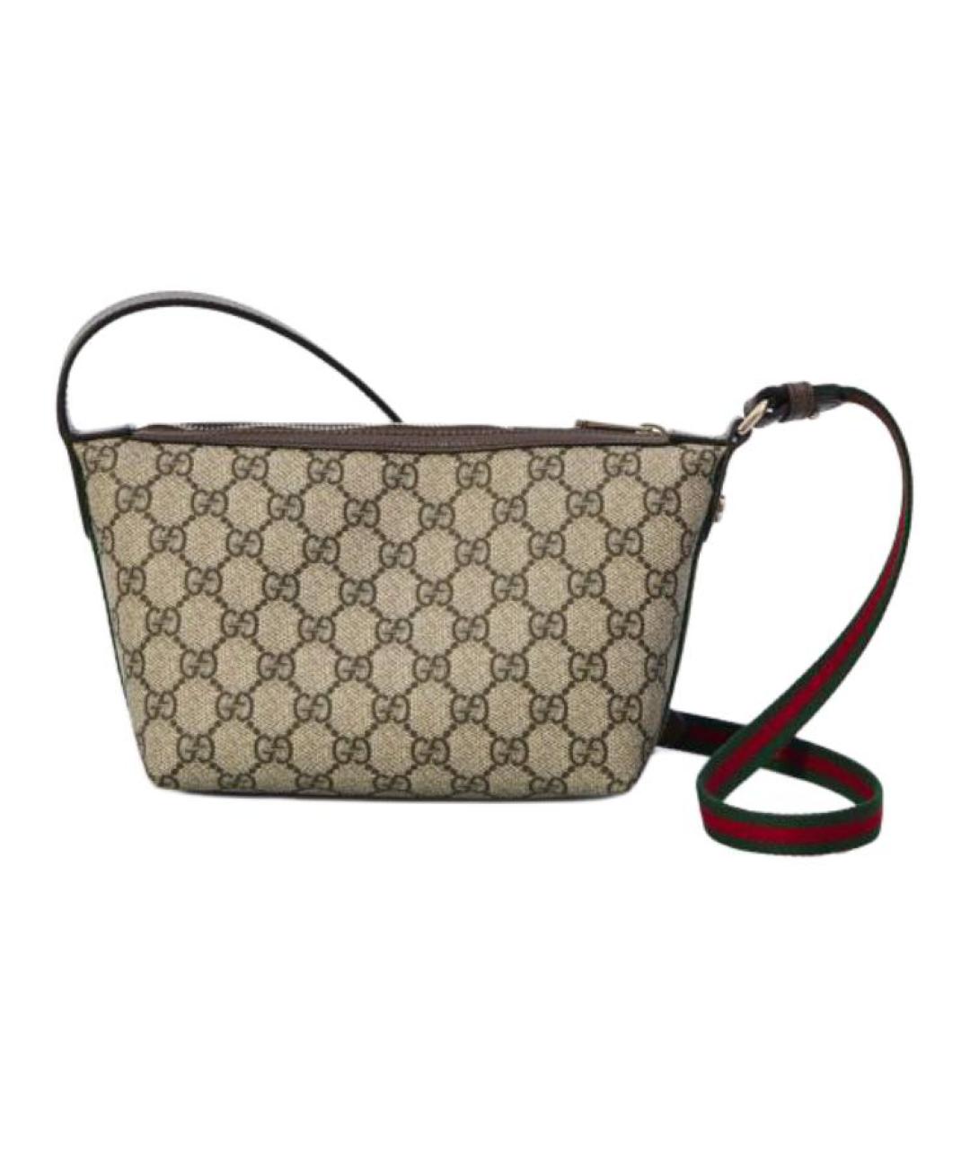 GUCCI Коричневая сумка через плечо, фото 1