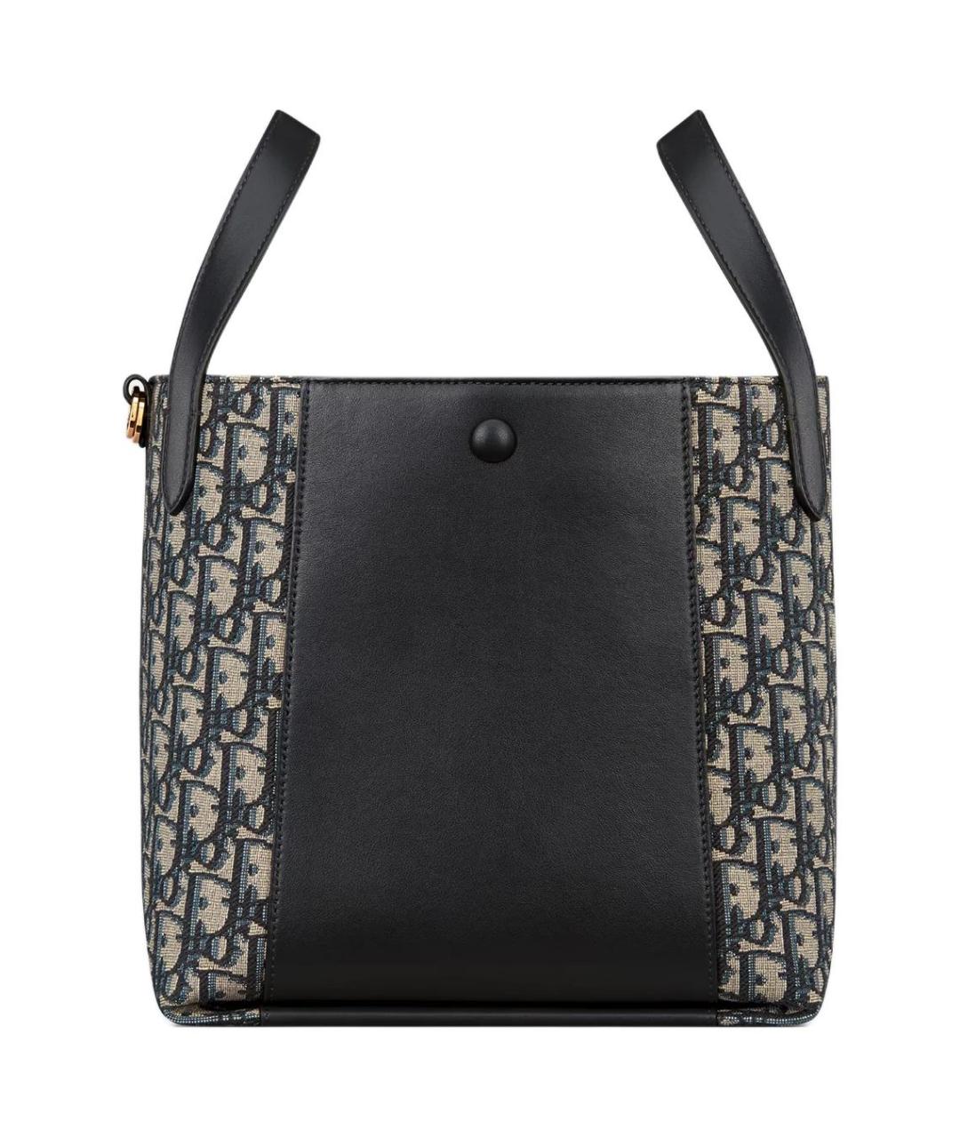 CHRISTIAN DIOR Черная кожаная сумка через плечо, фото 3