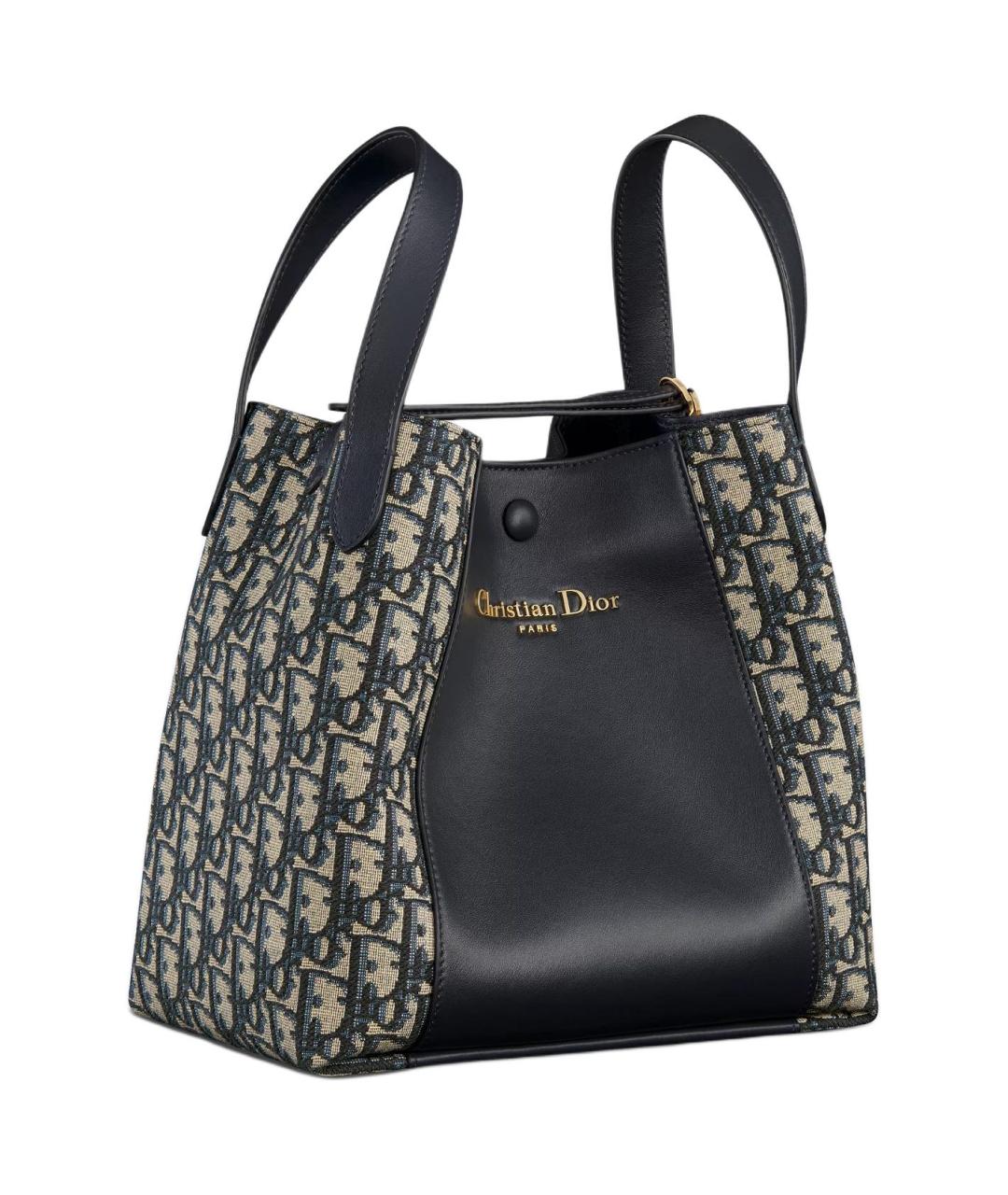 CHRISTIAN DIOR Черная кожаная сумка через плечо, фото 2