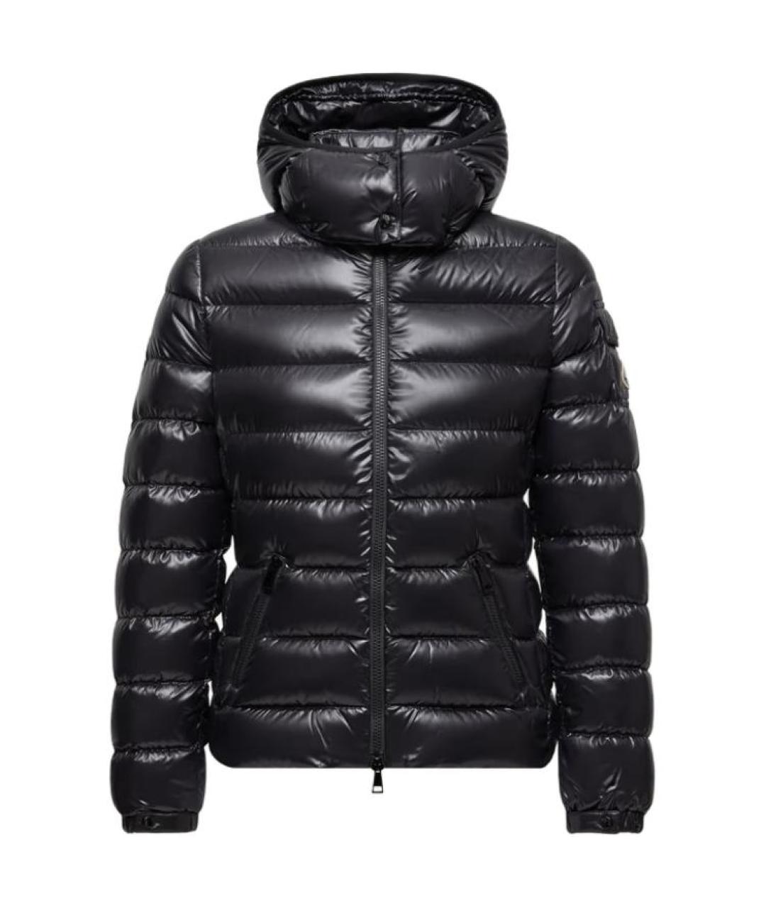 MONCLER Черный пуховик, фото 1