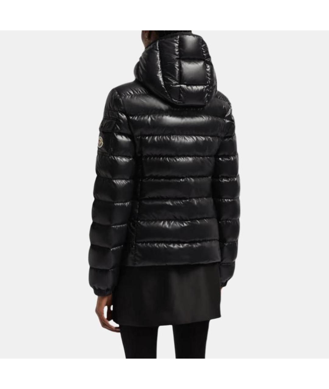 MONCLER Черный пуховик, фото 5