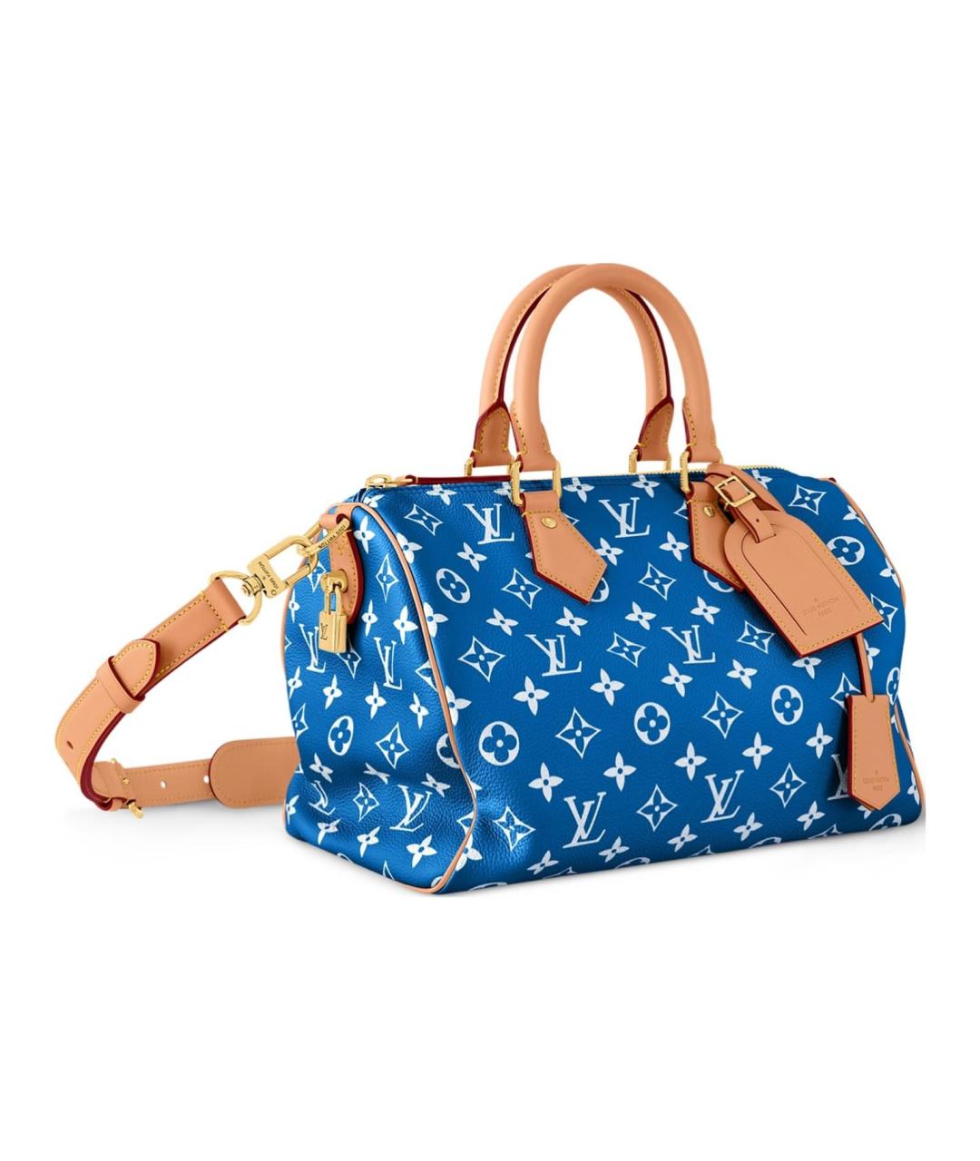 LOUIS VUITTON Синяя сумка через плечо, фото 2