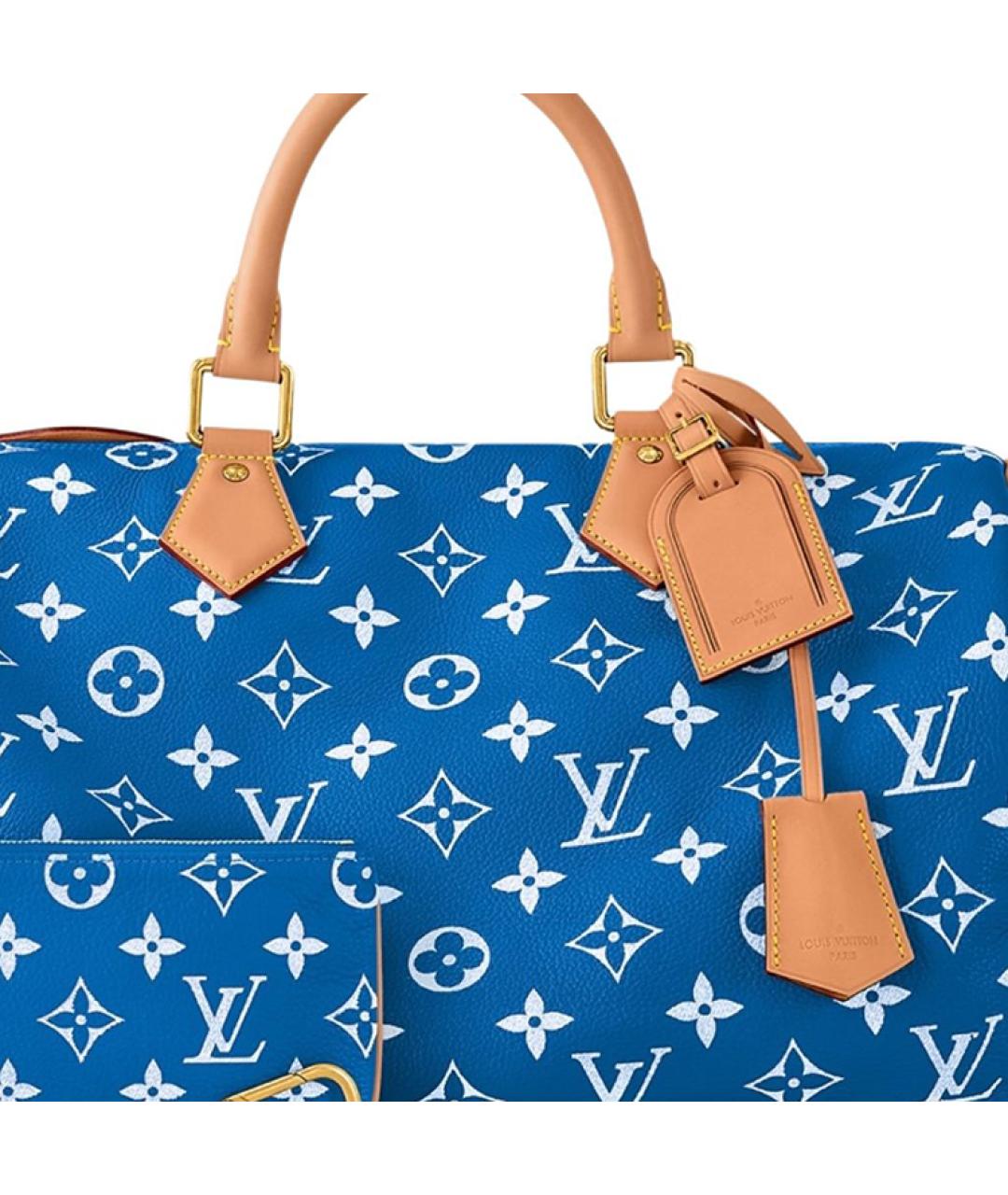 LOUIS VUITTON Синяя сумка через плечо, фото 5