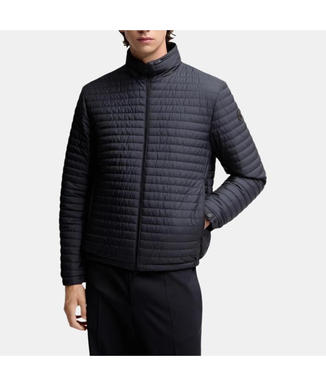 MONCLER Синий пуховик, фото 3